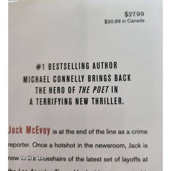 Michael Connelly mystery novel 'The Scarecrow' Hardback book - Picture 3 of 7